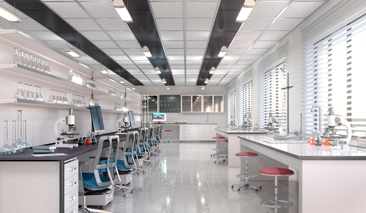 well developed laboratories